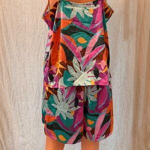 Stars Above Multicolor Tropical Chemise